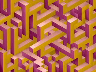 Isometric Series inspired by Pantone 2020 Color of the Year: Classic Blue