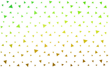 Light Green, Yellow vector  polygonal pattern.
