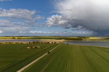 Obraz premium Blick über Fehmarn