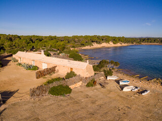 Poblado de pescadores de s'Estelella, llucmajor, Mallorca, balearic islands, Spain