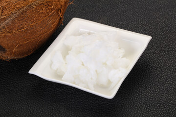 Dietary Coconut oil in the bowl