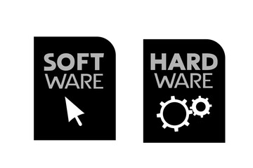 Design of Software and Hardware icons
