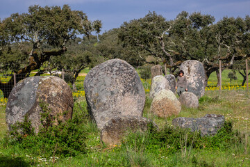 cromlech Vale Maria do Meio , Nossa Senhora da Graça do Divor ,Évora, Alentejo, Portugal © Tolo