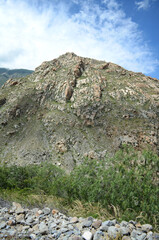 beautiful landscape on the roads of peru
