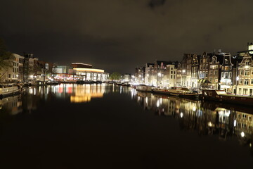 Amsterdam Skyline at Night