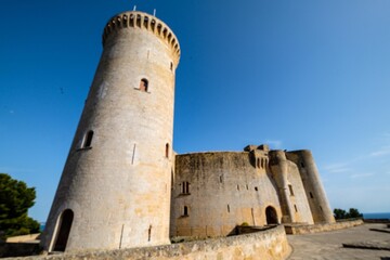 Fototapeta na wymiar castillo de Bellver, Palma, Mallorca, balearic islands, Spain