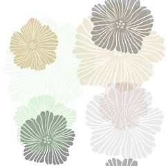 Dark Multicolor vector seamless elegant template with flowers.