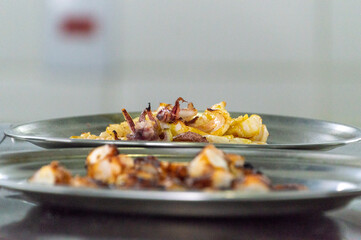 octopus and squid for cooking