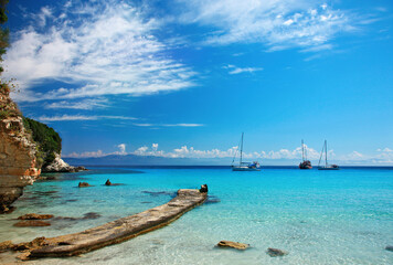 Fototapeta premium ANTIPAXOS ISLAND, CORFU (