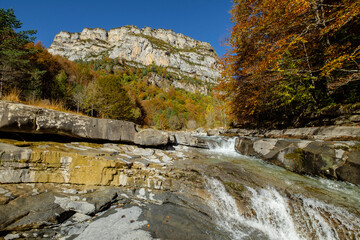 La Ripareta, Cañon de Añisclo, parque nacional de Ordesa y Monte Perdido,  comarca del Sobrarbe, Huesca, Aragón, cordillera de los Pirineos, Spain