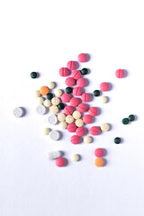 medicine pill/ tablet stock image.