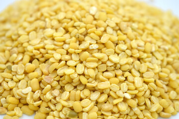 yellow mung beans background