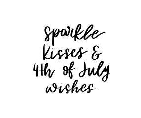 Sparkle Kisses & 4th of July Wishes | USA America | Patriotic Quotes | 4th of July Crafts