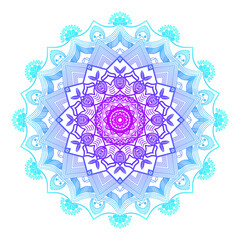 Creative colorful Mandala Design background vector design