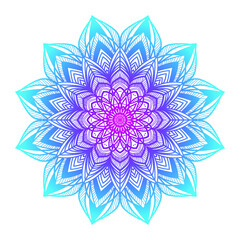 Creative colorful Mandala Design background vector design