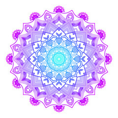 Creative colorful Mandala Design background vector design