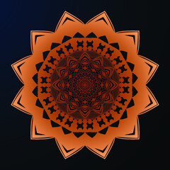 golden luxury background mandala Design vector