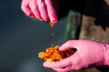 How to eat fried chicken when new normal