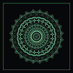 Creative colorful Mandala Design background vector design