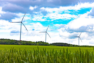 Windräder in Deutschland - Windrad Energie - Umwelt