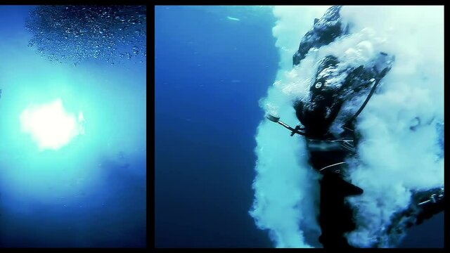 Scuba Diving Conceptual Video Wall