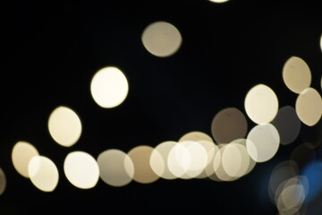 Crispy bokeh lamp background