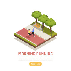 Personal Growth Jogging Isometric 