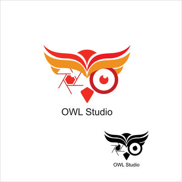 OWL Studio Rana Ikon For Profesional logo Photography