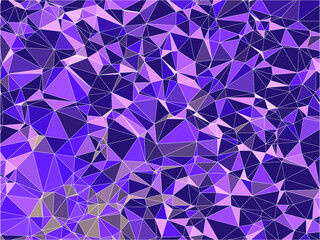 abstract geometric triangle shaped colorful vector background mixture of blue, pink and purple tones can be used as pattern, texture, wallpaper or banner