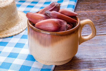 Table of traditional brazilian party called festa junina