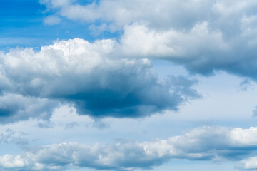 Blue sky background with clouds