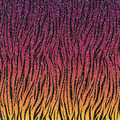 Funky Tiger Stripes Design - Black tiger stripes background