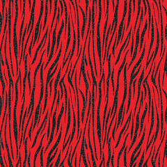 Funky Tiger Stripes Design - Black tiger stripes background