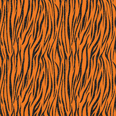 Funky Tiger Stripes Design - Black tiger stripes background