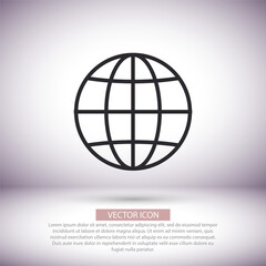 World Vector icon design 10 eps illustration