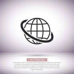 World Vector icon design 10 eps illustration