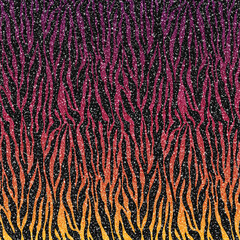 Funky Zebra Stripes Design - Black zebra stripes background