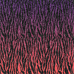 Funky Zebra Stripes Design - Black zebra stripes background