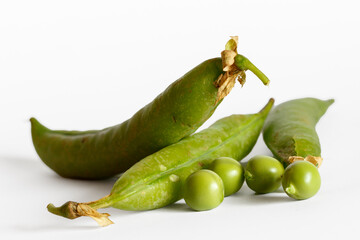 Fresh Pea Close Up. Image Useful For Articles About Agriculture, Food and Healthy Food.