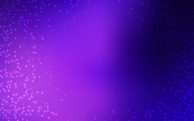 Fototapeta premium Dark Pink, Blue vector texture with milky way stars.