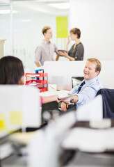 Business people working together in office