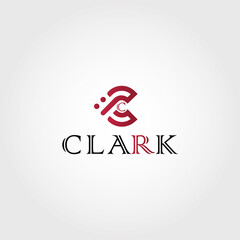 Modern Letter C vector logo design template 08