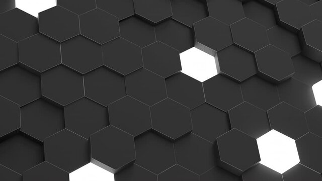Loopable Honeycomb hexagon shape animated pattern