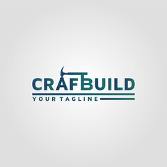 Construction real estate vector logo design template