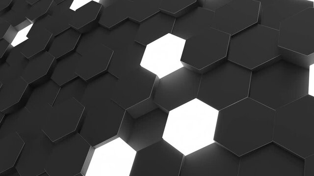 Loopable Honeycomb hexagon shape animated pattern