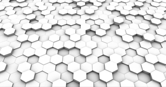 Loopable Honeycomb hexagon shape animated pattern