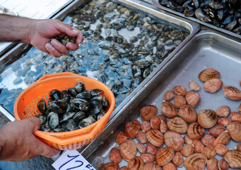 Street trade mussels