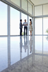 Fototapeta premium Business people talking in office