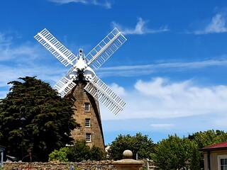 old windmill in the countryside