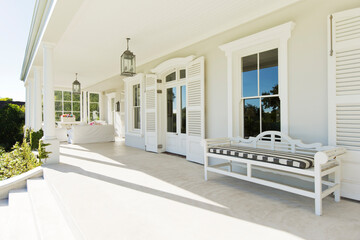 Porch of luxury house